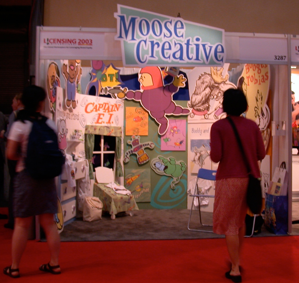Moose Creative trade show booth