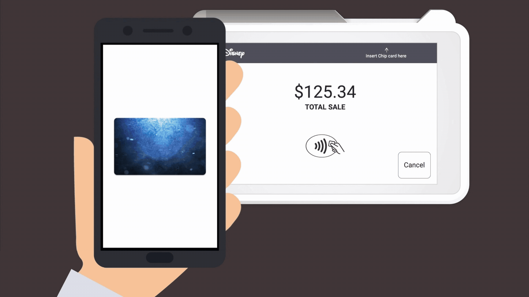 Visa Disney POS concept